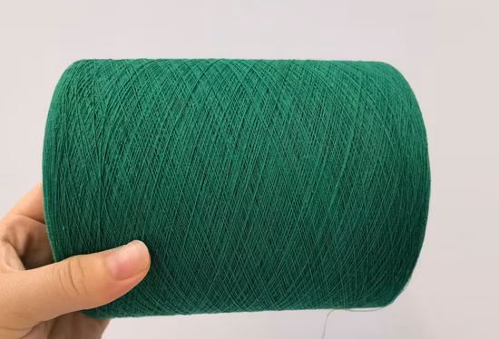 원형 편직을 위한 Ne 20s 24s OE 재활용 면 폴리에스테르 원사