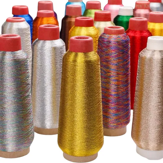 150d/1 작은 튜브에 금속 자수 실