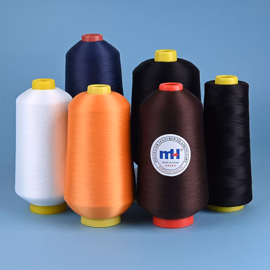 Mh 브랜드 실은 봉제 의류 및 일반 바느질을 위한 폴리에스테르 재봉사를 회전시켰습니다