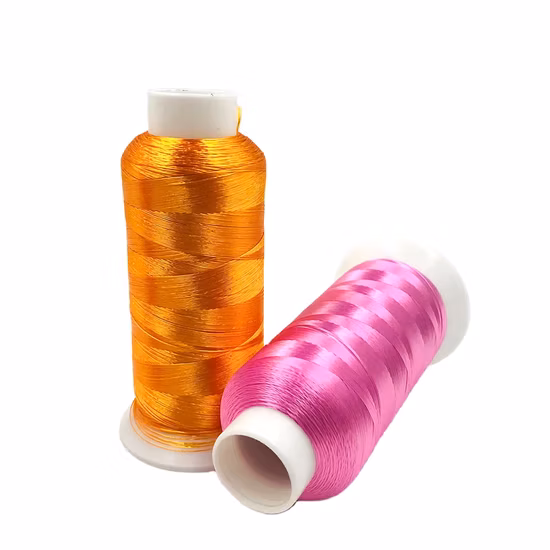 공장 공급 120d/2 100% 레이온 실 자수 5000m 도매